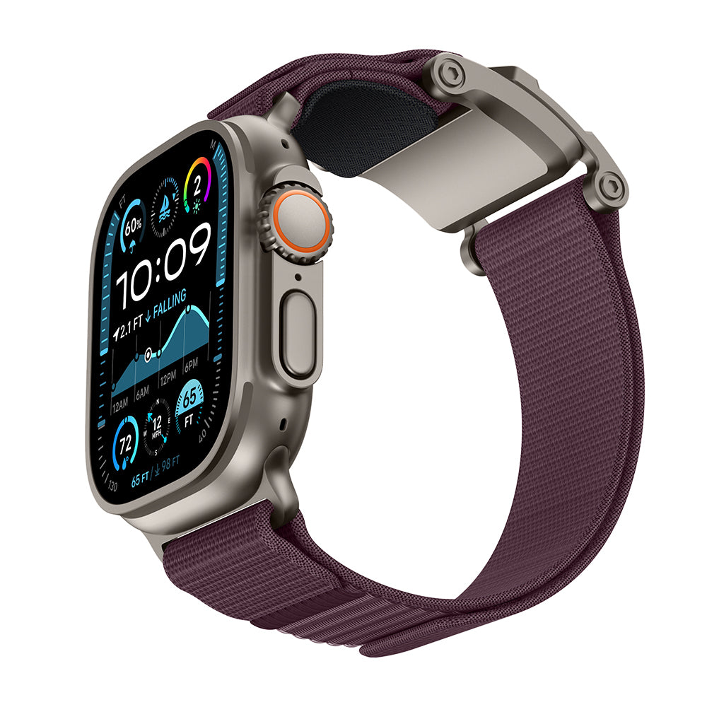 Apple Watch Ultra 49mm Mohseven iWatch Mecha Sport Hasır Kordon