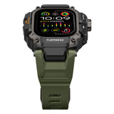 Apple Watch Ultra 49mm Mohseven iWatch Punk Fortress Serisi Kasa Koruyuculu Silikon Kordon