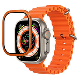 Apple Watch Ultra 49mm Mohseven iWatch Serisi Safir Akıllı Saat Temperli Cam Ekran Koruyucu