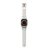 Apple Watch Ultra 49mm Skinarma Mecha 2in1 TPU Kasa Koruyucu + Silikon Kordon