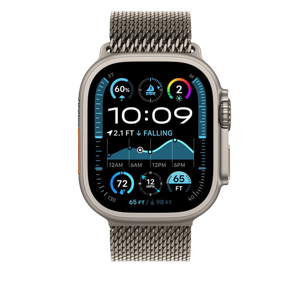 Apple Watch Ultra 49mm Zore KRD-100 Titanyum Hasır Kordon