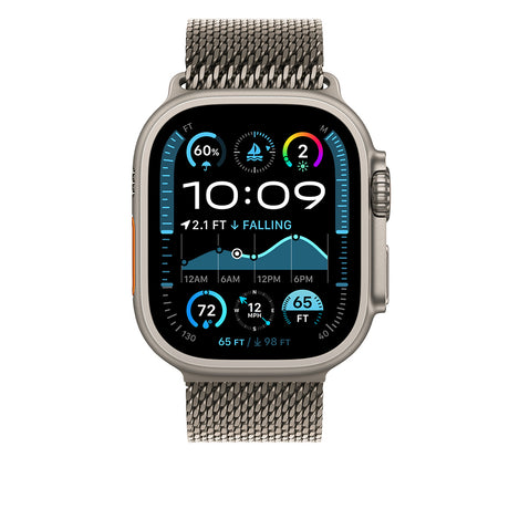 Apple Watch Ultra 49mm Zore KRD-100 Titanyum Hasır Kordon