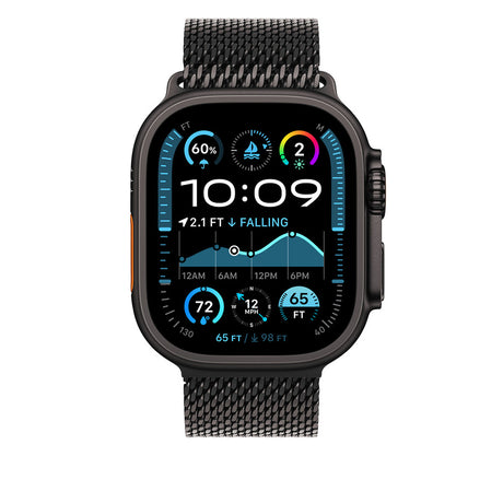 Apple Watch Ultra 49mm Zore KRD-100 Titanyum Hasır Kordon