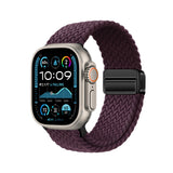 Apple Watch Ultra 49mm Zore KRD-134 Örgü Tasarımlı Hasır Kordon Strap Kayış