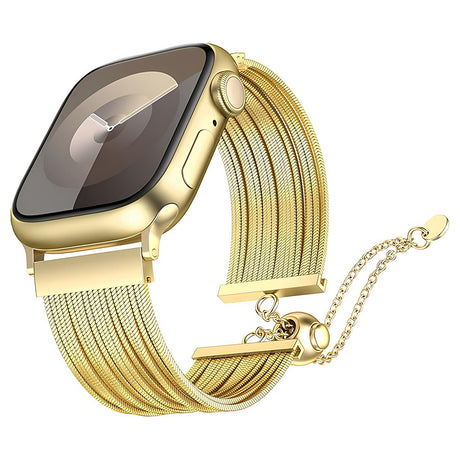 Apple Watch Ultra 49mm Zore KRD-137 Metal Hasır Kordon
