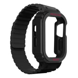 Apple Watch Ultra 49mm Zore KRD-142 Airbag Tasarımlı Kasa Koruyuculu Silikon Kordon