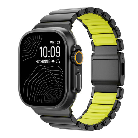 Apple Watch Ultra 49mm Zore KRD-149 Titanyum Silikon Kordon