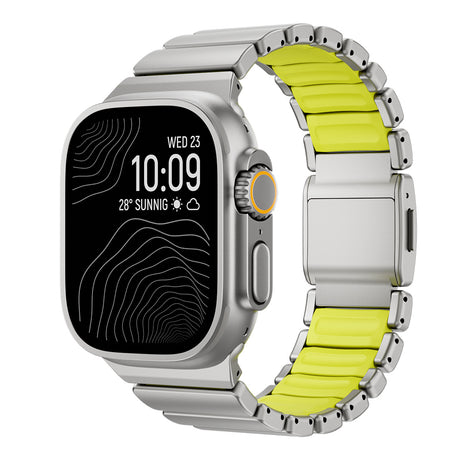 Apple Watch Ultra 49mm Zore KRD-149 Titanyum Silikon Kordon