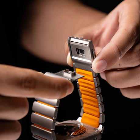 Apple Watch Ultra 49mm Zore KRD-152 Titanyum Silikon Kordon