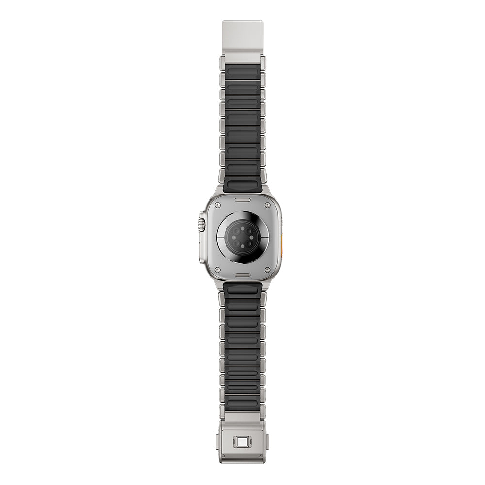 Apple Watch Ultra 49mm Zore KRD-152 Titanyum Silikon Kordon