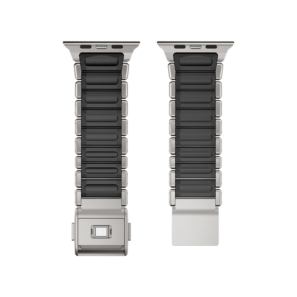 Apple Watch Ultra 49mm Zore KRD-152 Titanyum Silikon Kordon