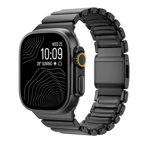 Apple Watch Ultra 49mm Zore KRD-152 Titanyum Silikon Kordon
