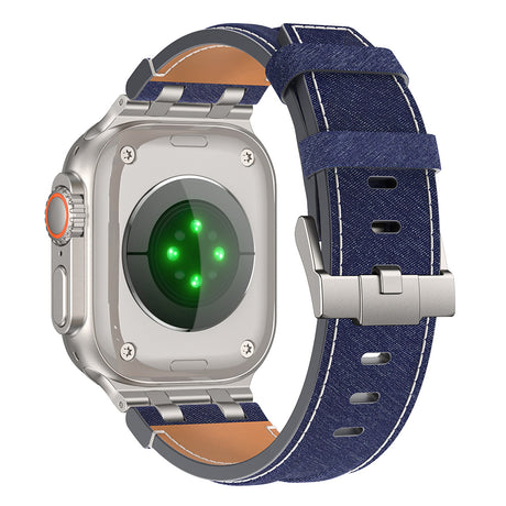 Apple Watch Ultra 49mm Zore KRD-153 Kot Kumaş Tasarımlı Kordon