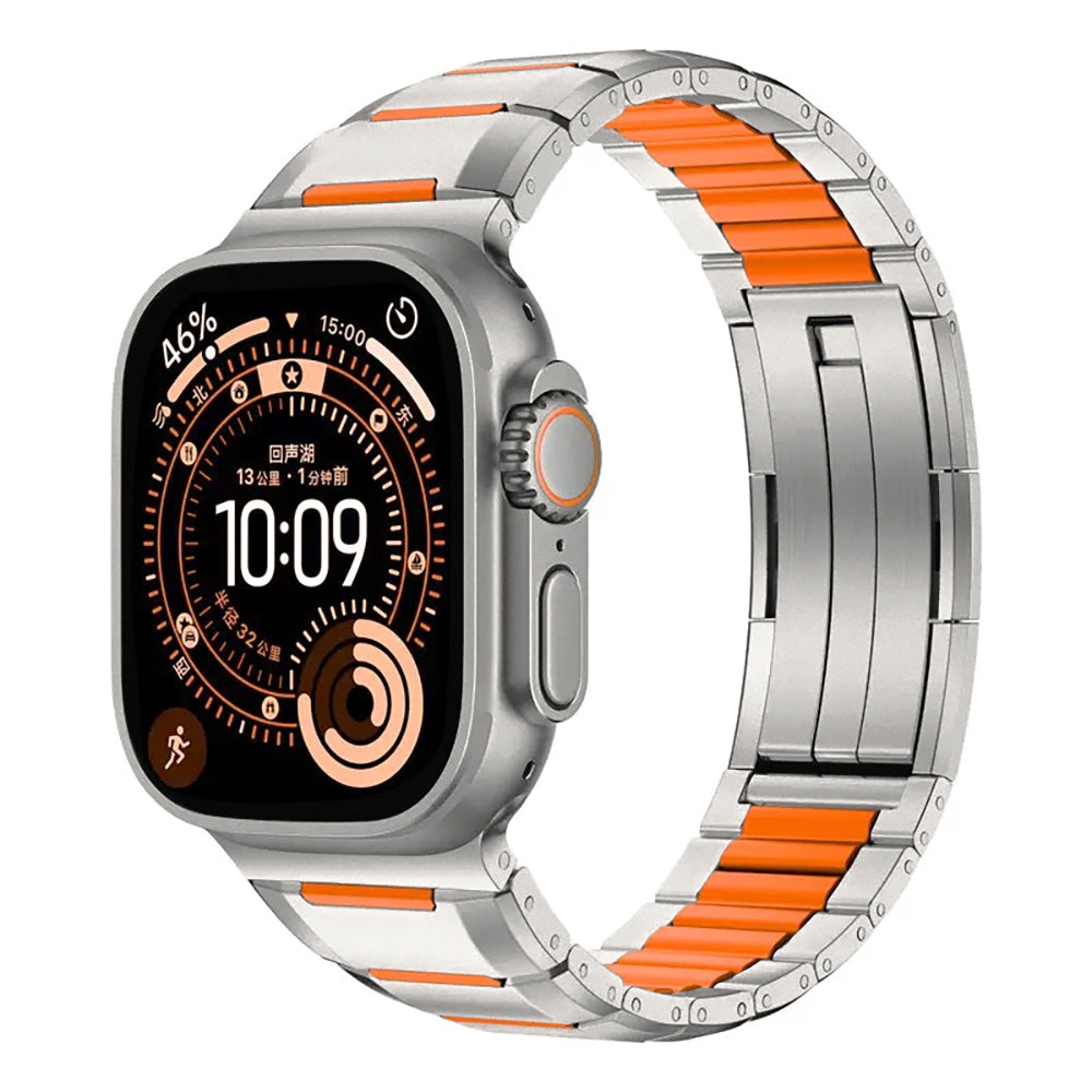 Apple Watch Ultra 49mm Zore KRD-155 Metal Silikon Kordon