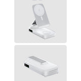 Benks MP13 5in1 Dijital LED Göstergeli Katlanabilir Kablosuz Şarj Standlı Powerbank 15W 10000mAh
