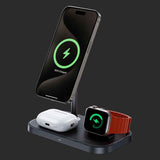 Benks W16 3in1 Telefon&Akıllı Saat&Kulaklık Kablosuz Şarj Standı