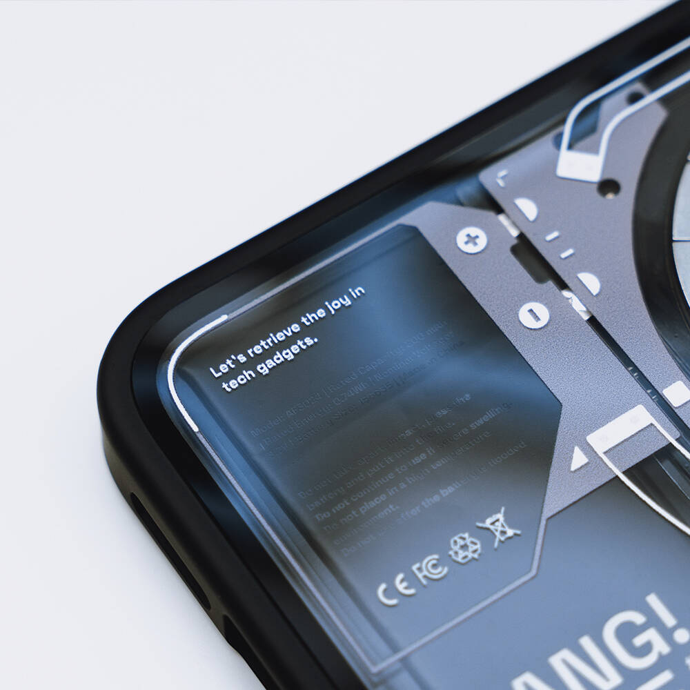 iPhone 15 Pro Kılıf Özelleştirilebilir 3 Fonksiyonlu Bluetooth Bağlantılı Bitmo Lab Bangcase Akıllı M-safe Kapak
