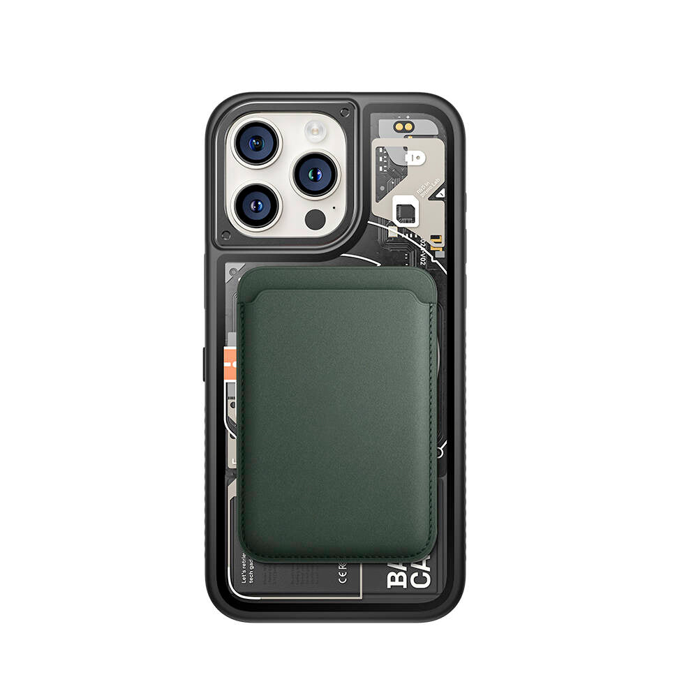 iPhone 15 Pro Kılıf Özelleştirilebilir 3 Fonksiyonlu Bluetooth Bağlantılı Bitmo Lab Bangcase Akıllı M-safe Kapak
