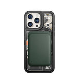 iPhone 15 Pro Kılıf Özelleştirilebilir 3 Fonksiyonlu Bluetooth Bağlantılı Bitmo Lab Bangcase Akıllı M-safe Kapak