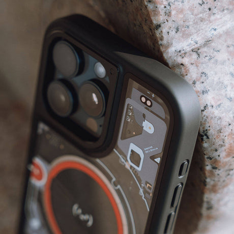 iPhone 15 Pro Kılıf Özelleştirilebilir 3 Fonksiyonlu Bluetooth Bağlantılı Bitmo Lab Bangcase Akıllı M-safe Kapak