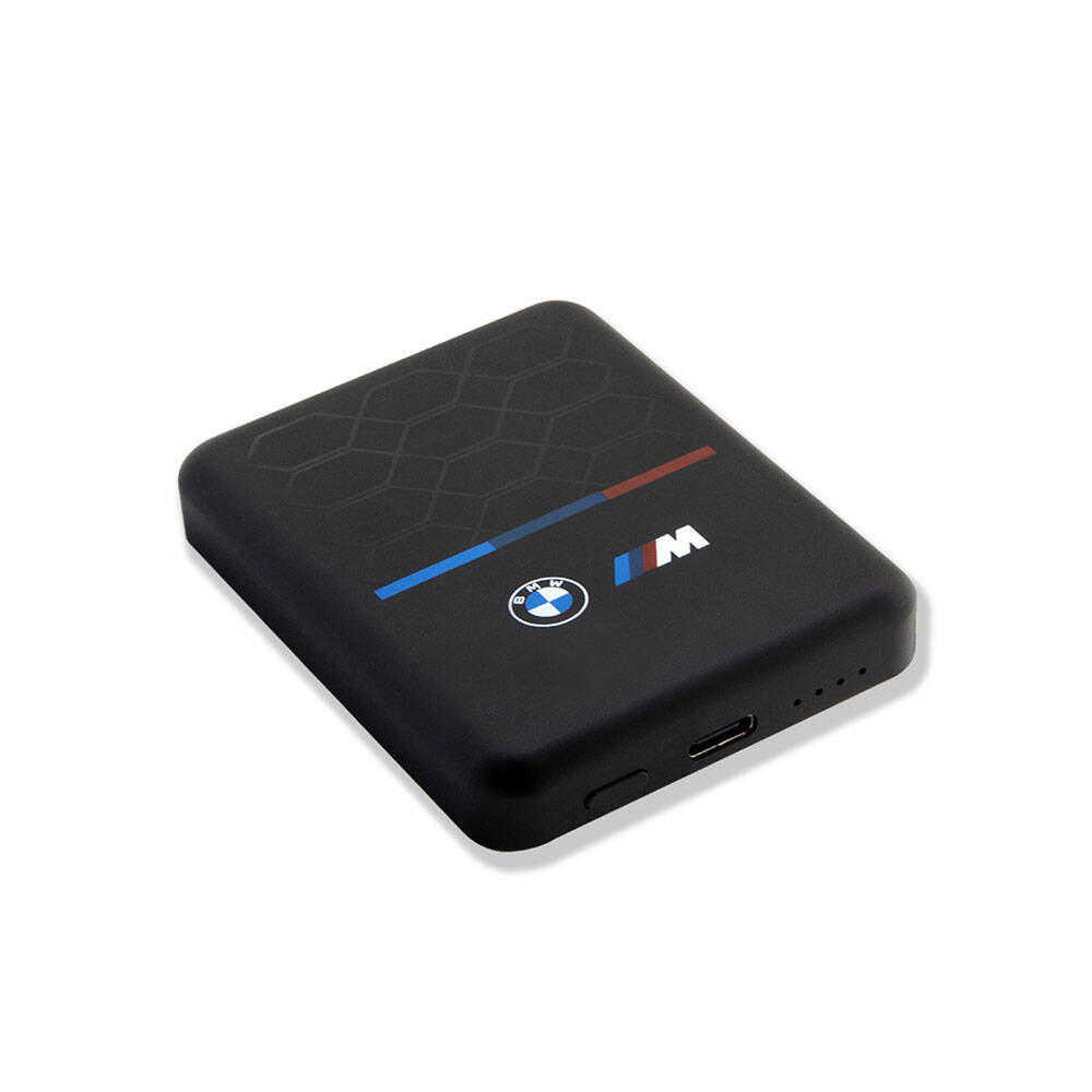 BMW Led Işıklı Göstergeli M-safe Magnetik Orjinal Lisanslı Powerbank 5000 Mah