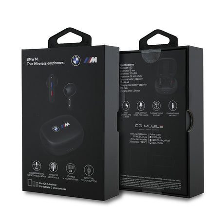BMW Orjinal Lisanslı ENC Özellikli Kulakiçi TWS Bluetooth Kulaklık M Edition Baskı Logolu v5.3