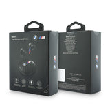 BMW Orjinal Lisanslı ENC Teknolojili PU Karbon Tasarımlı Kulakiçi TWS Bluetooth Kulaklık M Edition Metal Logolu v5.4