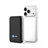 BMW Orjinal Lisanslı PU Karbon Tasarımlı Led Işık Göstergeli Magnetik Powerbank 5000mAh