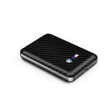 BMW Orjinal Lisanslı PU Karbon Tasarımlı Led Işık Göstergeli Magnetik Powerbank 5000mAh