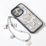 Casebang Maltese İnci Taşlı Telefon Bilek Askı İpi