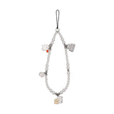 Casebang Maltese İnci Taşlı Telefon Bilek Askı İpi