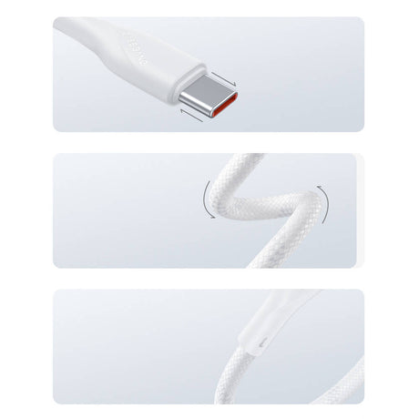 Casebang Type-C To Type-C Hızlı Şarj Özellikli Örgülü 60W PD Kablo 1m