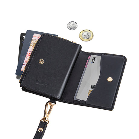 Coehl Mirelle Serisi Fermuar Bölmeli Ring Standlı Magnetik Kartlık