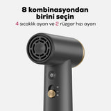 Coshare HP10E Mini Isı Dereceli LED Işıklı Saç Kurutma Fön Makinesi