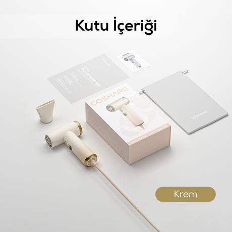 Coshare HP10E Mini Isı Dereceli LED Işıklı Saç Kurutma Fön Makinesi
