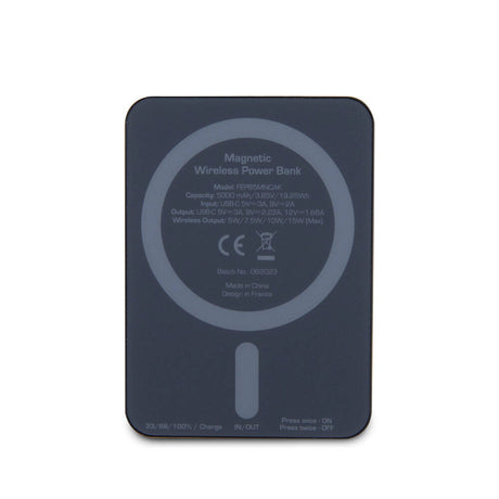 Ferrari Led Işıklı Göstergeli M-safe Magnetik Orjinal Lisanslı Powerbank 5000 Mah
