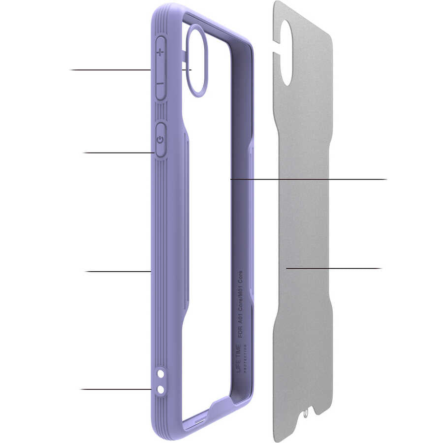 Galaxy A01 Core Kılıf Zore Parfe Kapak
