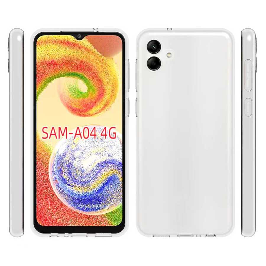 Galaxy A04 Kılıf Zore Süper Silikon Kapak