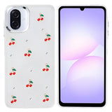 Galaxy A07 Kılıf Airbag Tasarımlı Simli Şeffaf Zore Kutup Kapak