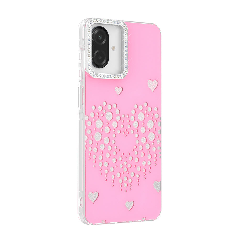 Galaxy A07 Kılıf Damla Taşlı Zore Rivas Sert PC Kapak