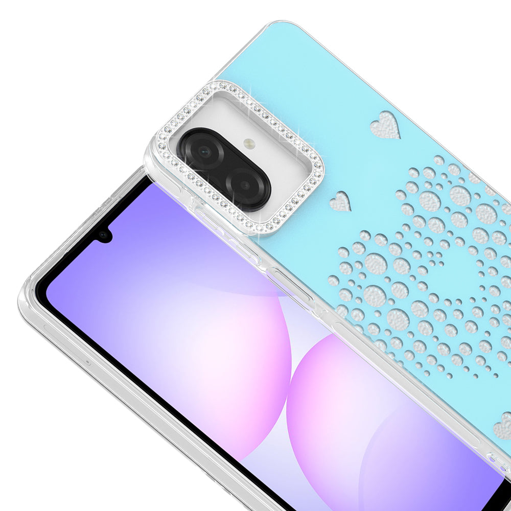 Galaxy A07 Kılıf Damla Taşlı Zore Rivas Sert PC Kapak
