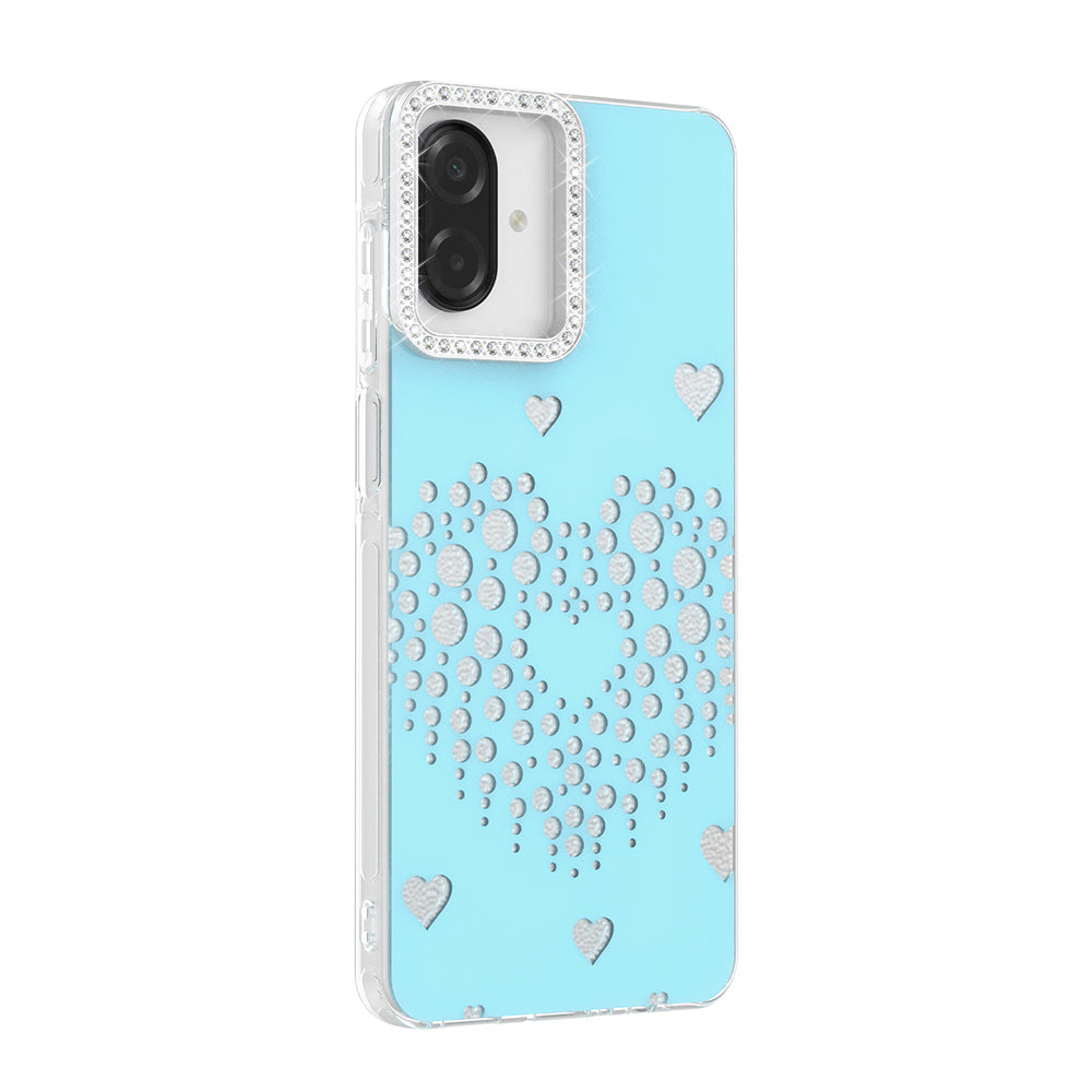 Galaxy A07 Kılıf Damla Taşlı Zore Rivas Sert PC Kapak