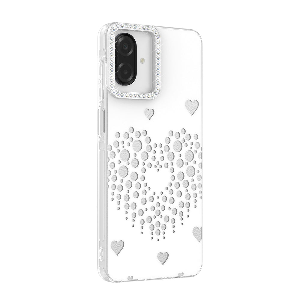Galaxy A07 Kılıf Damla Taşlı Zore Rivas Sert PC Kapak