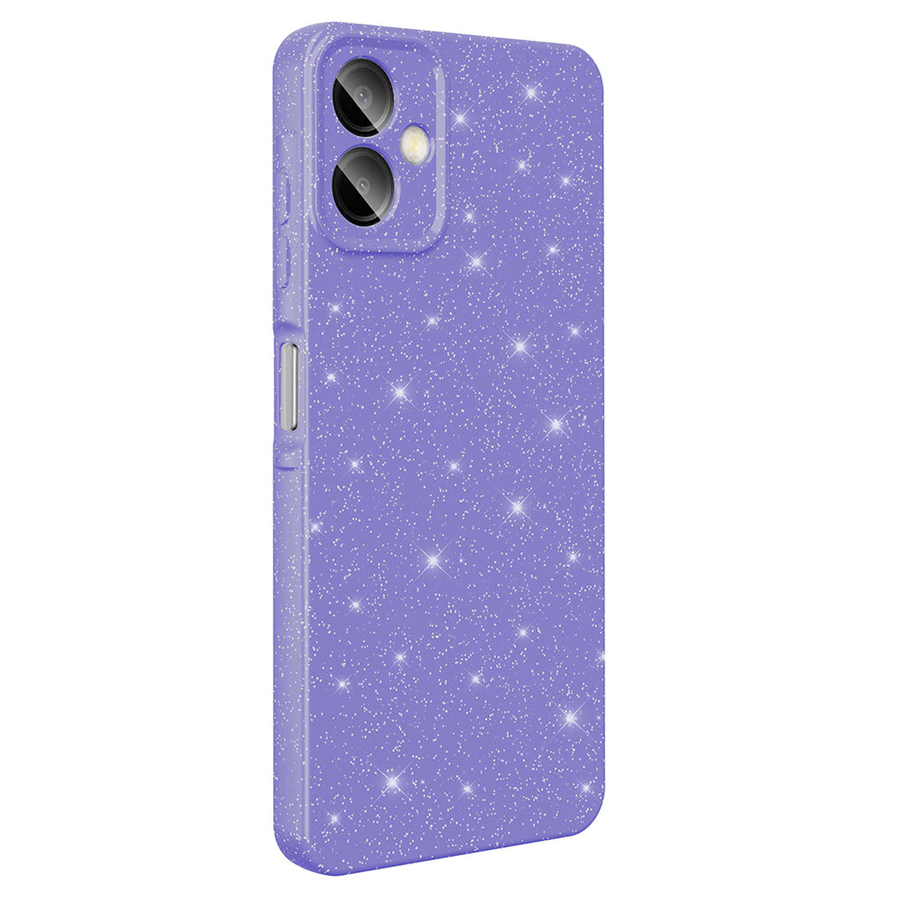 Galaxy A07 Kılıf Kamera Korumalı Simli Lüks Zore Koton Kapak