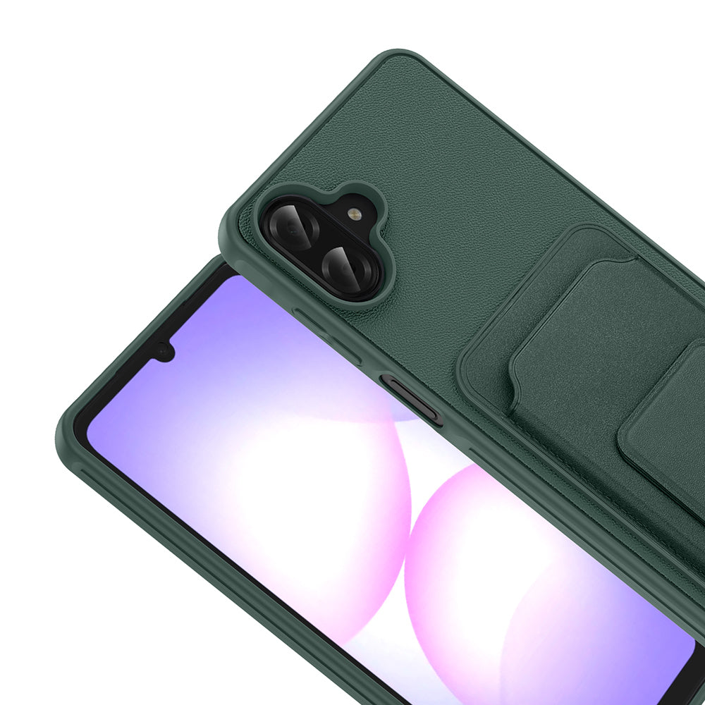 Galaxy A07 Kılıf Kartlıklı TPU Zore Bikart Kapak
