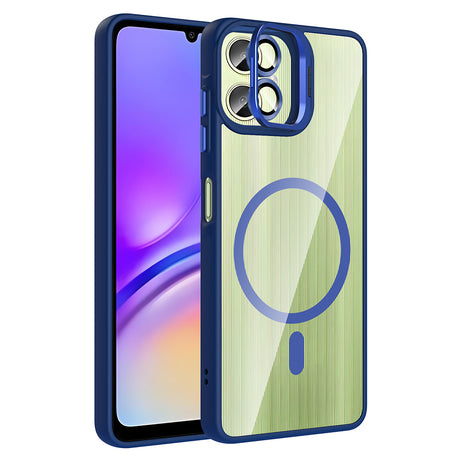 Galaxy A07 Kılıf Standlı ve Kamera Lens Hediyeli Zore Etro Kapak