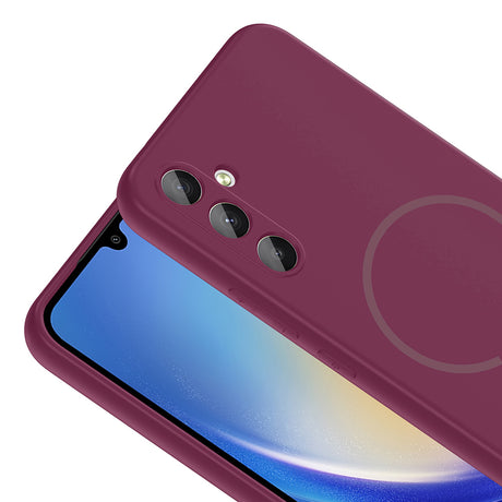 Galaxy A14 Kılıf M-safe Şarj Özellikli Zore Meta Kapak