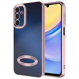 Galaxy A15 Kılıf Kamera Korumalı Logo Gösteren Zore Omega Kapak