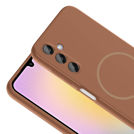 Galaxy A15 Kılıf M-safe Şarj Özellikli Zore Meta Kapak