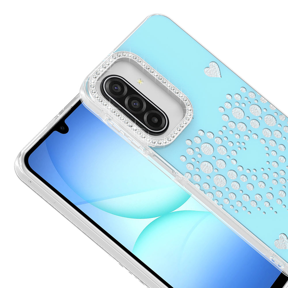 Galaxy A17 Kılıf Damla Taşlı Zore Rivas Sert PC Kapak